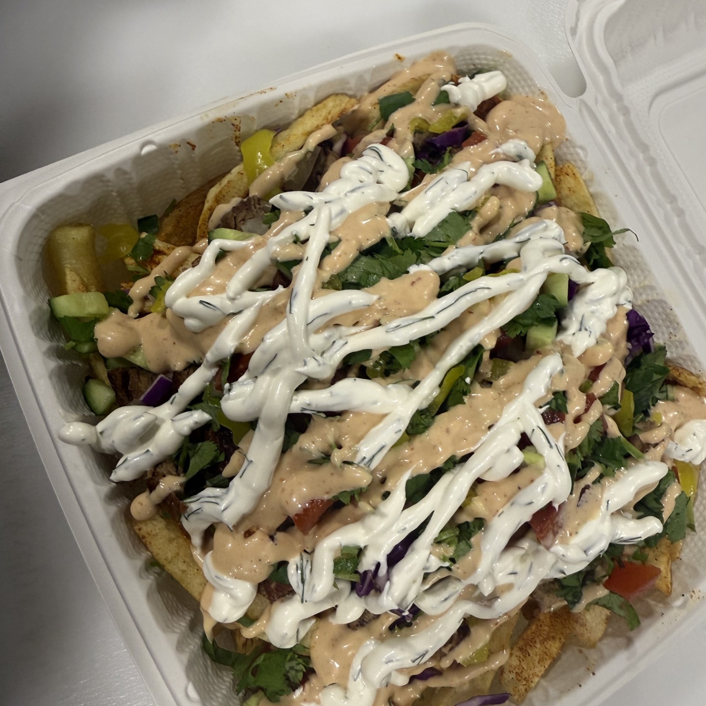 Beef Shawarma Loaded Fries